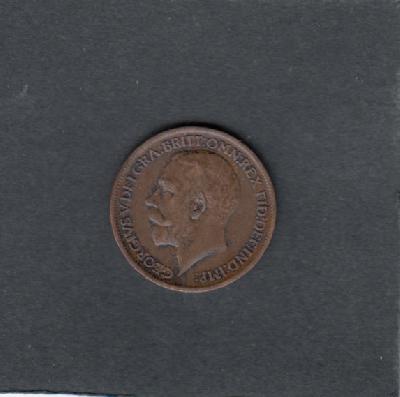 Beschrijving: 1 Farthing  GEORGIUS V 